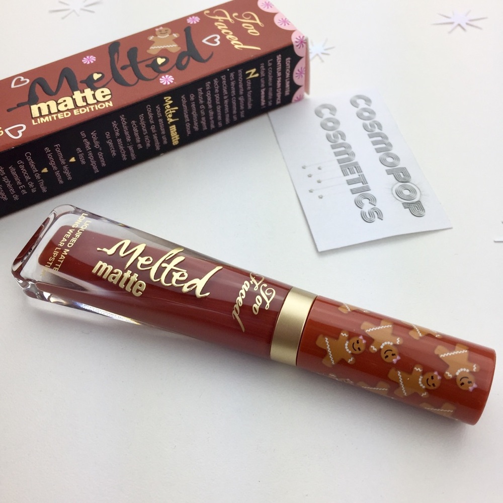 Too Faced Gingerbread Girl Lippie w/FREE GIFT ✨188 - Picture 7 of 8